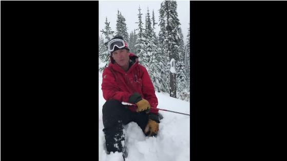 fisrt snow at big red catskiing 2019