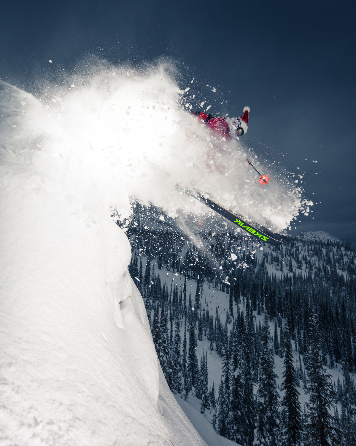 Santa goes catskiing at Valhalla Powdercats 2